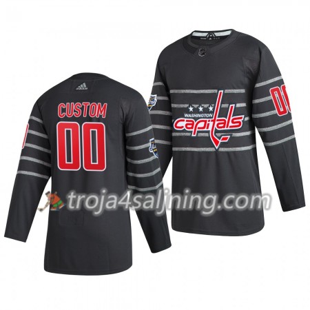 Washington Capitals tröja Customized Grå Adidas 2020 All-Star Authentic - NHL Tröjor Herr